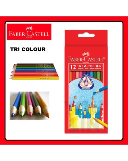 Faber Castell 115903 12L Tri-Colour Pencil
