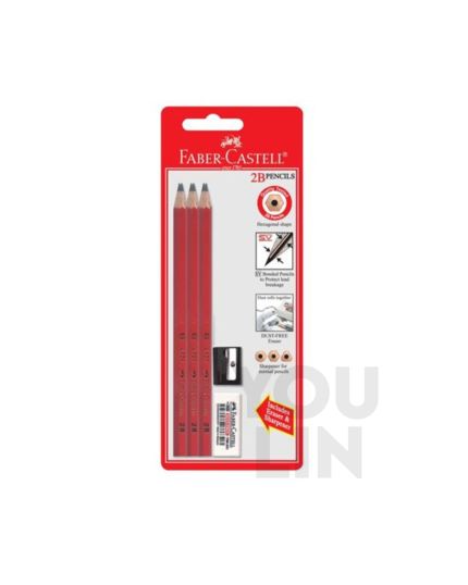 Faber Castell 132306-2B B/C Of 6 Pcs
