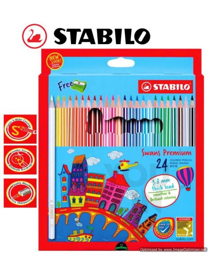 STABILO 1869B 24C Colour Pencil (L)