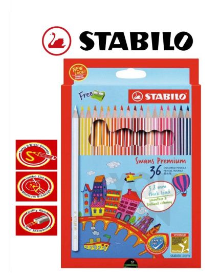 STABILO 1868B 36C Colour Pencil (L)