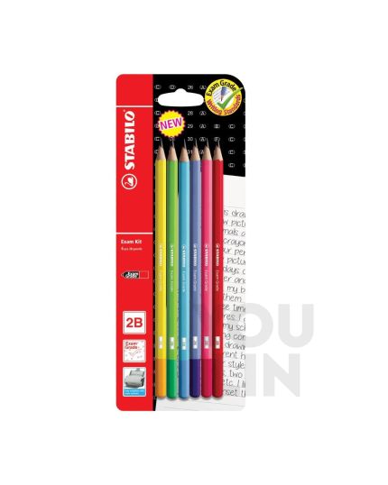 STABILO Micro 288G-BL6 2B Pencil Set