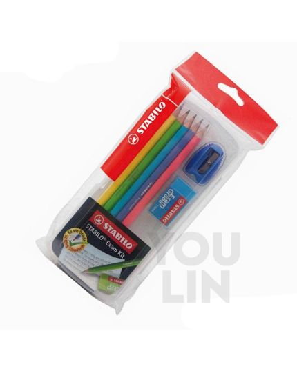 STABILO 288GPC5SP Exam Kit 5'S 288G + 1191G + 4521 + Ruler