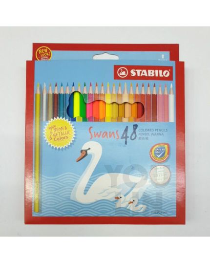 STABILO 1879M 24C Neon & Metalic Colour Pencil (L)