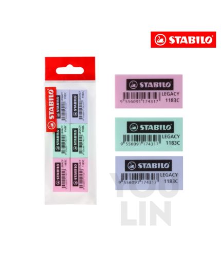 STABILO 1183C/6 Legacy Eraser (Pack Of 6)