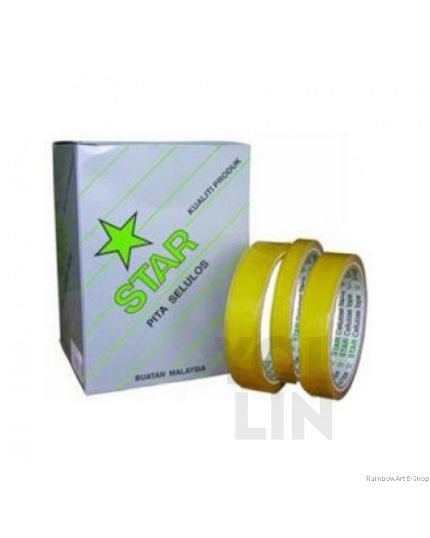 Star Cellulose Tape 18mm x 30y