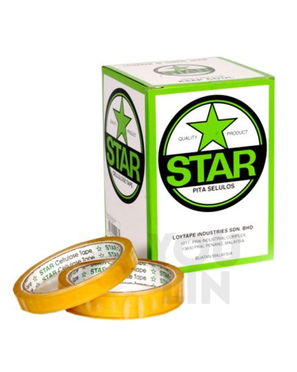 Star Stationery Tape 18mm x 33y