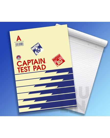 Captain A4 Top Open Test Pad 80GSM 78'S