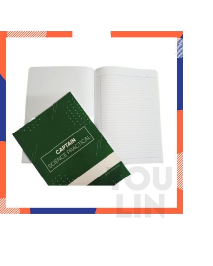 Captain 80GSM Science Pratical Note Book 80PG