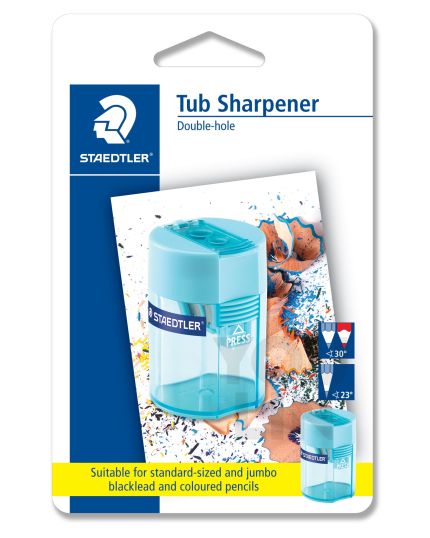 STAEDTLER 51200637 Double Hole Tub Sharpener in BK