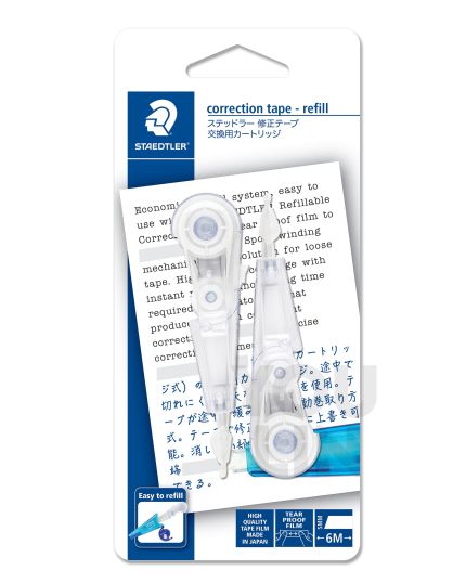 STAEDTLER 6203 BK2LO Correction Refill Tape - 2pcs/card