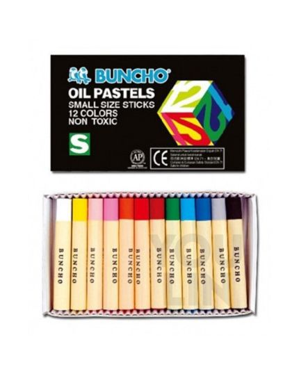 Buncho Oil Pastel 12 Colour