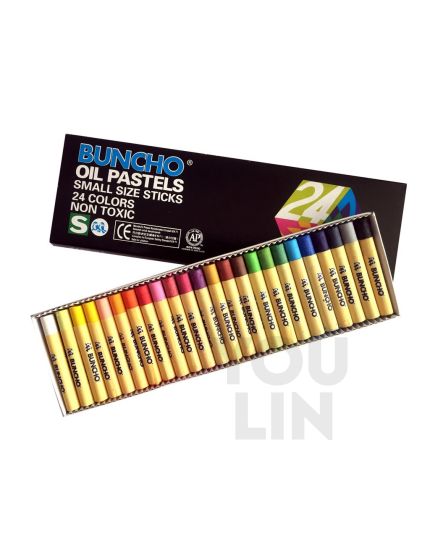 Buncho Oil Pastel 24 Colour