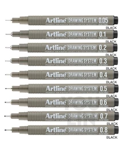 Artline EK-2303 Drawing System Pen 0.03mm - Black