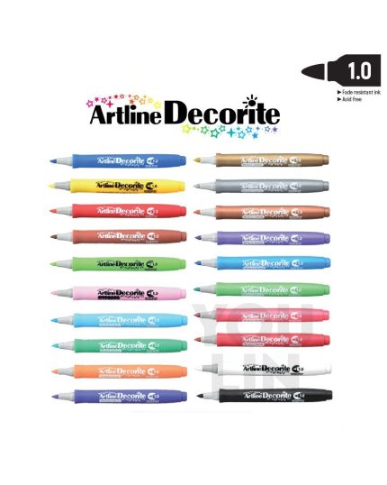 Artline EDF-1 Decorite Marker Pen 1.0mm