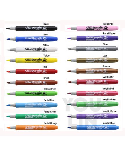 Artline EDF-F Decorite Brush Pen