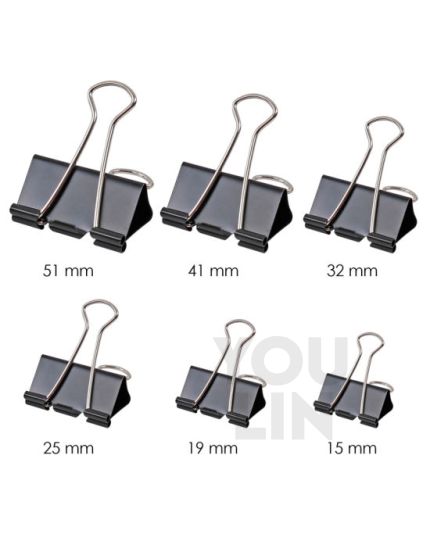 APLUS BC-0015 15mm Binder Clip 12pc/box