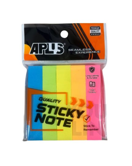 APLUS Sticky Note (5 Colour) - 15MM X 76MM
