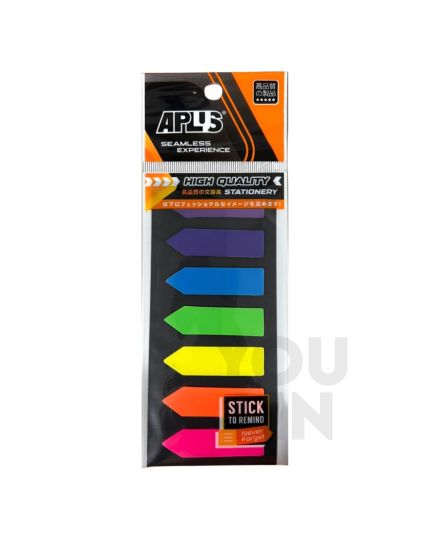 APLUS 7 Colour Sticky Note with Arrow