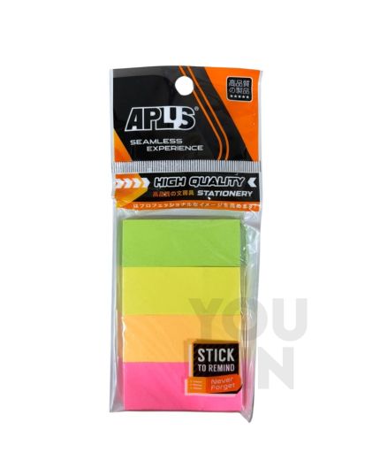 APLUS Sticky Note (4Colour) - 20MM X 50MM 