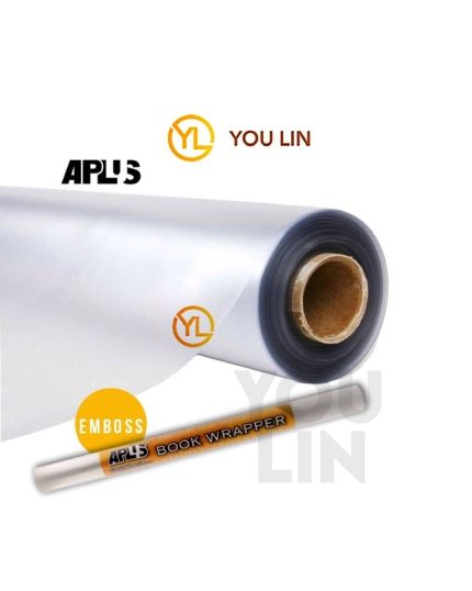 APLUS BW135-E 340MM X 5M PVC Book Wrapper - Emboss