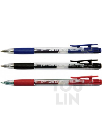 G'Soft W3 0.5MM Retract Ball Pen