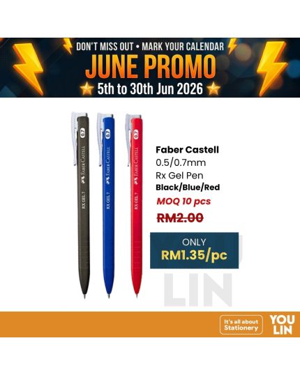 Faber Castell 0.5MM Rx Gel Pen