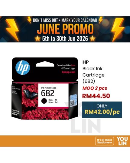 HP Ink Cartridge 682-Black 