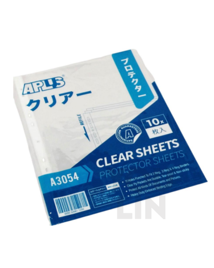 APLUS A3054 A4 Sheet Protector 10'S