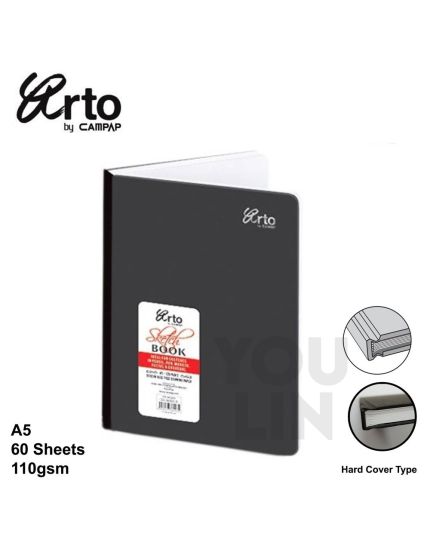Arto CR36003 A5 120PGS Sketch Book - Hard Cover