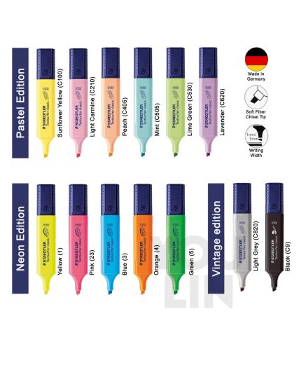 STAEDTLER 364 Textsurfer Classic/Pastel Highlighter