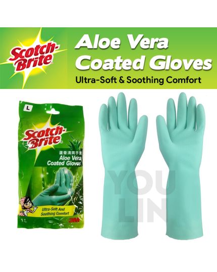 Scotch-Brite Aloe Vera Glove Size - L