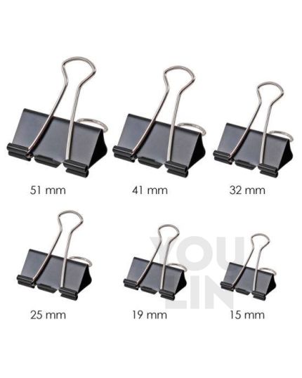APLUS BC-0060 60mm Binder Clip 6pc/box