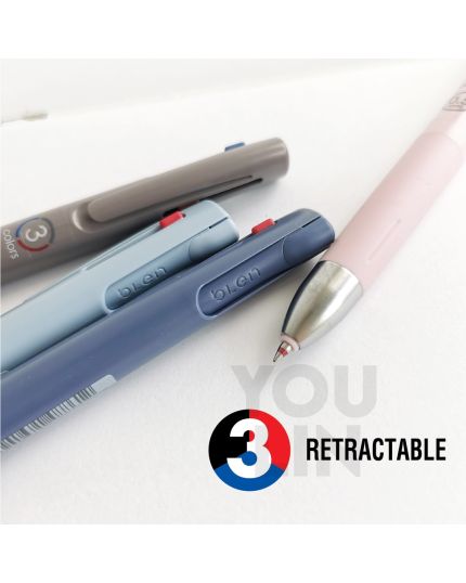 Zebra Blen B3AS88-BIZ 3 Color Ballpoint Pen 0.5MM