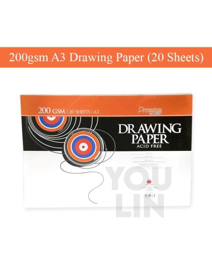 Campap CA3767 A3 200GSM Drawing Paper