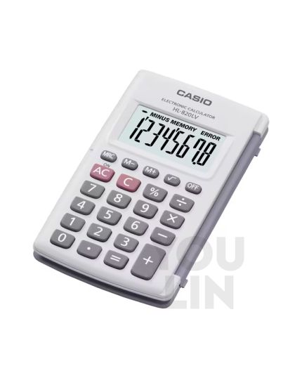 Casio Calculator 8 Digits HL-820LV With Cover Suitable