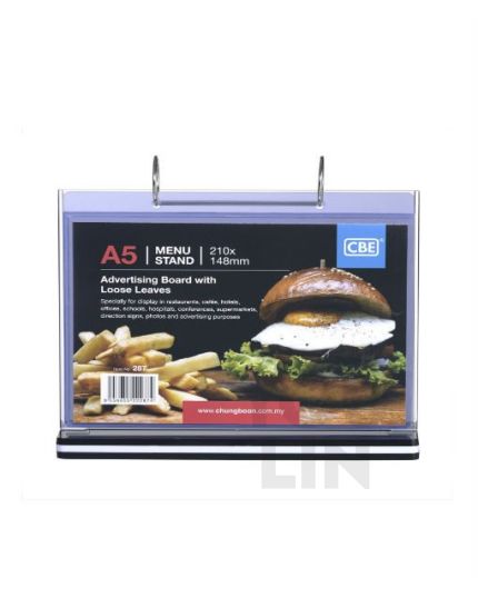 CBE Menu Stand A5 Horizontal (287)