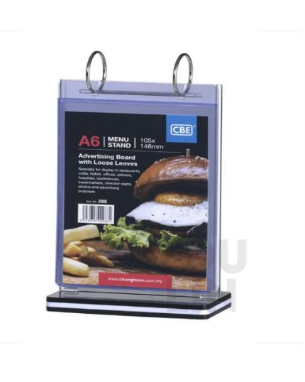 CBE Menu Stand A6 Vertical (288)