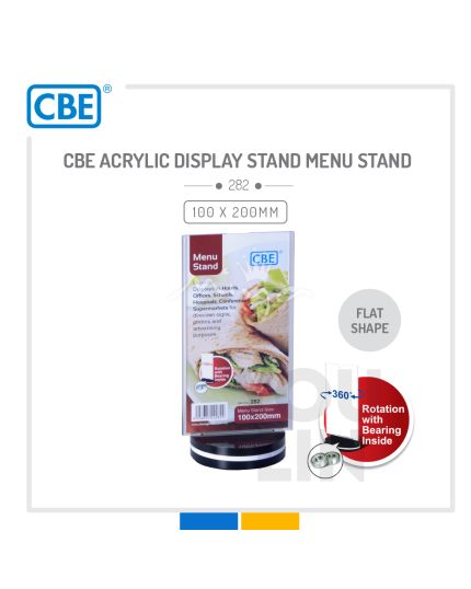 CBE Menu Stand Flat Rotating (282)