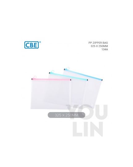 CBE 134A A4 PP Zipper Bag