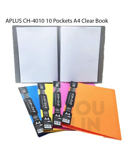 APLUS CH-4080 A4 Clear Book 80'S