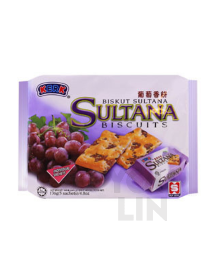 HUP SENG KERK SULTANA RAISIN BISCUIT 5'S X 136G