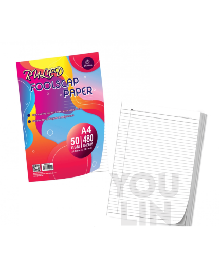 FAMOSA A4 50GM SINGLE FOOLSCAP PAPER 480'S