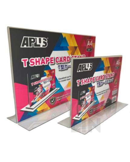 APLUS Acrylic Card Stand Horizontal A5 T Shape