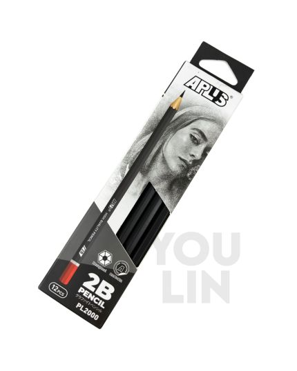 APLUS 2B Pencil PL2000 - 12'S/Box