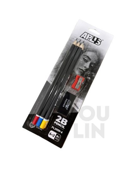 APLUS 2B Pencil 6+2's PL2000-6 