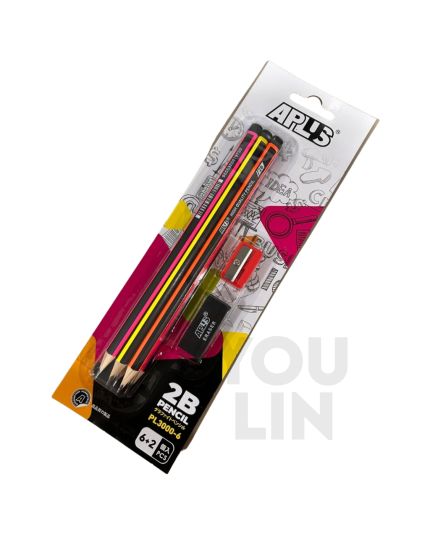 APLUS 2B Pencil 6+2's PL3000-6 