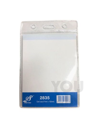 EAST-FILE PVC NAME BADGE 2835 (77 X 102MM, VERTICAL)