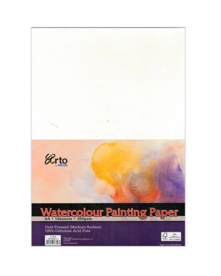 Arto CR36348 A4 300GSM Watercolour Paper 10'S