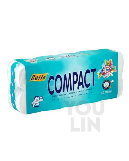 Premier Cutie Compact Toilet Roll (10'S)
