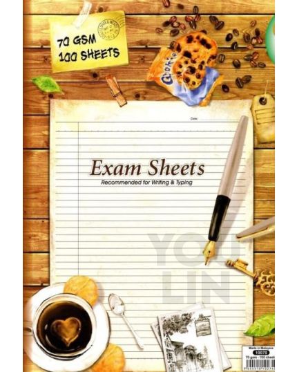 SBS 10070 A4 70GM SINGLE FOOLSCAP PAPER 100'S (NO HOLE)